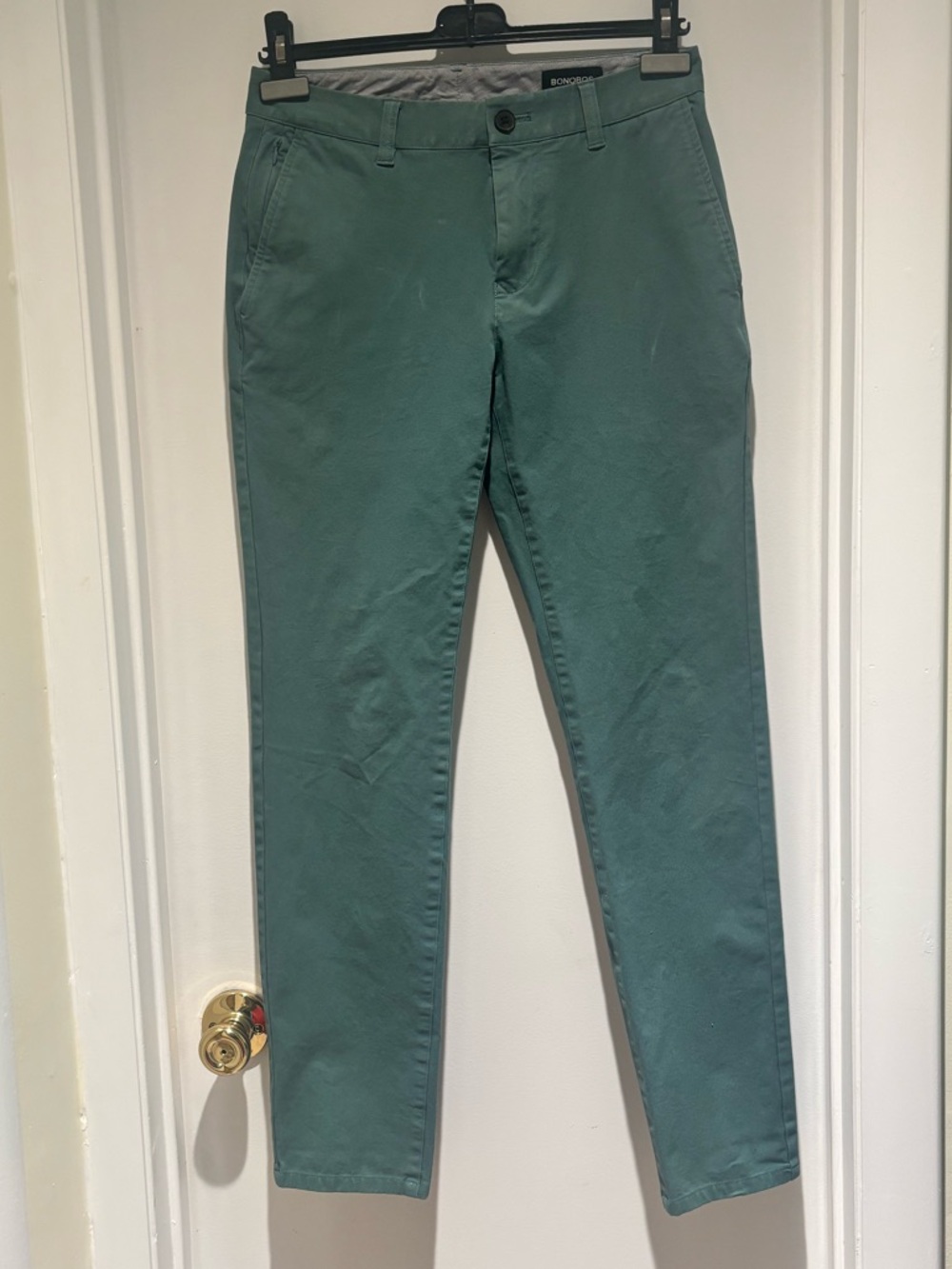Bonobos Sea Green Slim Taper Chino Pants Size 28x30